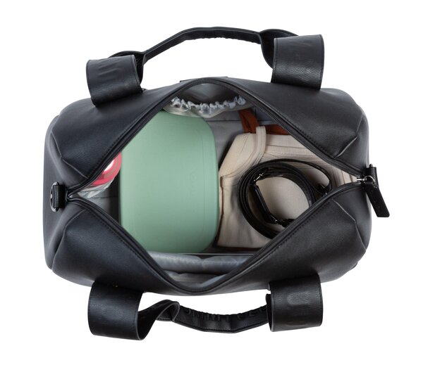 Childhome tarvikute kott Mommy Club Signature Vegan Leather Black - Childhome