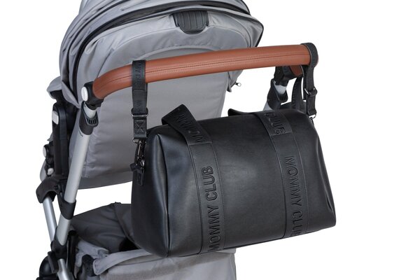 Childhome tarvikute kott Mommy Club Signature Vegan Leather Black - Childhome