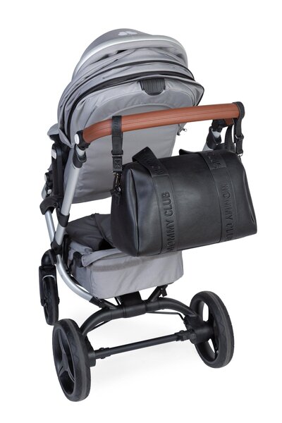 Childhome tarvikute kott Mommy Club Signature Vegan Leather Black - Childhome