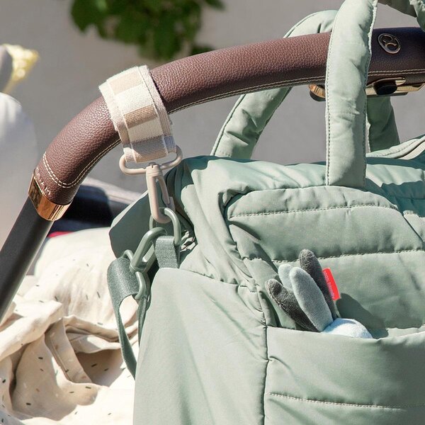 Done by Deer tarvikute kott Quilted Green - Done by Deer