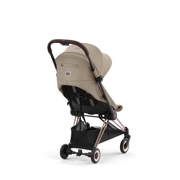 Cybex Coya kergkäru Cozy Beige, rosegold raamiga - Cybex
