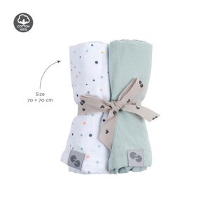 Nordbaby musliinist suulapp 2tk, Swatri  - Nordbaby
