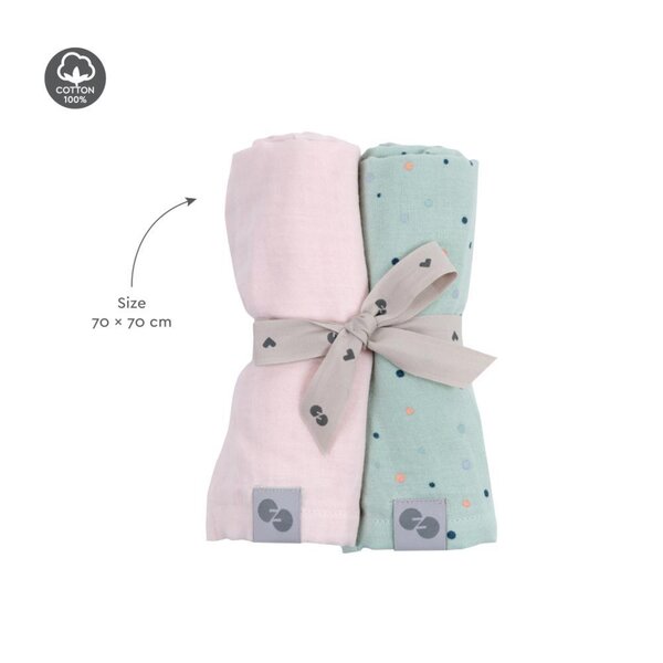 Nordbaby musliinist suulapp 2tk, Swatri  - Nordbaby
