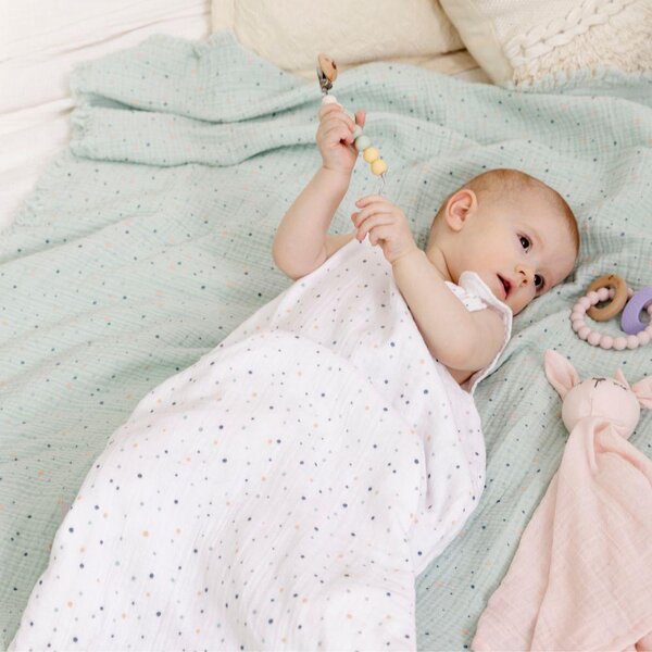 Nordbaby magamiskott TOG 1.0 Sleeva, Mint Dot - Nordbaby