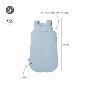 Nordbaby magamiskott  TOG 2.0 Sleepy, Light Blue - Nordbaby