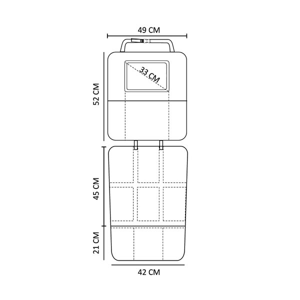 Nordbaby 3in1 autoistme seljatoe kaitse - Nordbaby