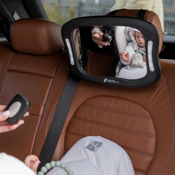 Nordbaby tagaistme peegel LED-valgusega - Nordbaby