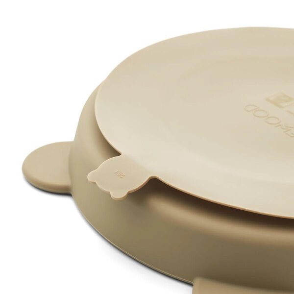 Liewood iminapaga sektoritega taldrik 2tk, Sandy / Oat - Liewood