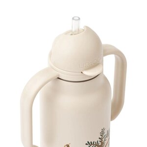 Liewood metallist kõrrega joogipudel 250 ml, Unicorn / Pale tuscany - Liewood