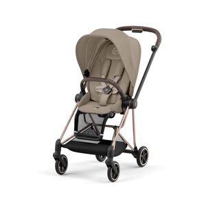 Cybex Mios V3 kergkäru Cozy Beige, Rose Gold raamiga - Cybex