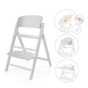 Cybex Click&Fold 4in1 söögitooli komplekt, All White - Cybex