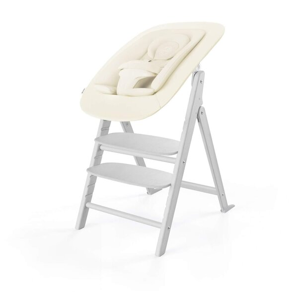 Cybex Click&Fold 4in1 söögitooli komplekt, All White - Cybex