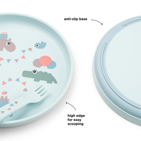 Done by Deer sööginõude komplekt Foodie Celebration Blue - Done by Deer