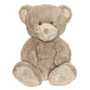 Teddykompaniet pehme kaisukaru 34cm, Teddy Mocca Beige - Teddykompaniet