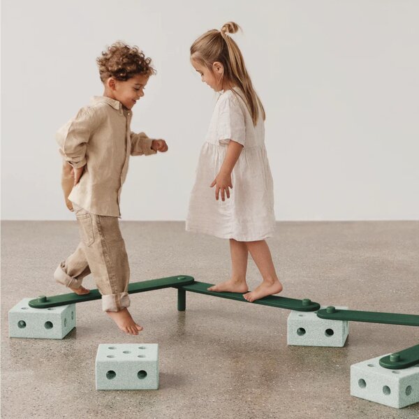 Modu ehitusplokid Balance track,Ocean Mint/Forest Green - Modu