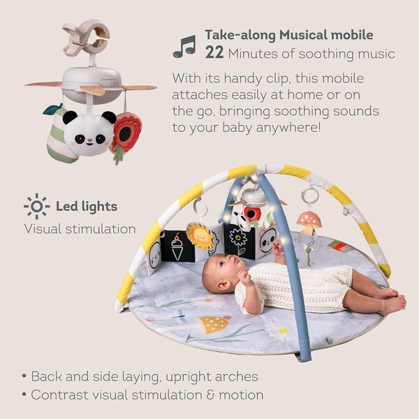 Taf Toys mängumatt heli ja valgusega, Melody Bloom - Taf Toys