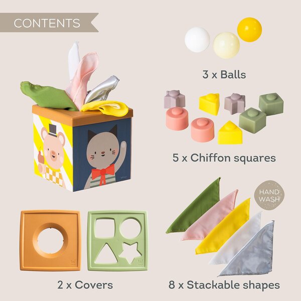 Taf Toys tegeluskuubik Play & discover  - Taf Toys