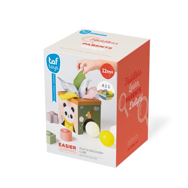 Taf Toys tegeluskuubik Play & discover  - Taf Toys