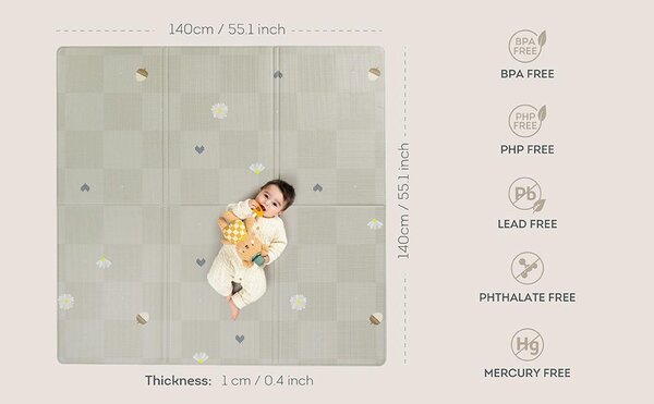 Taf Toys mängumatt Fold & Play Checkers - Taf Toys