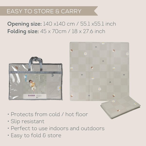 Taf Toys mängumatt Fold & Play Checkers - Taf Toys