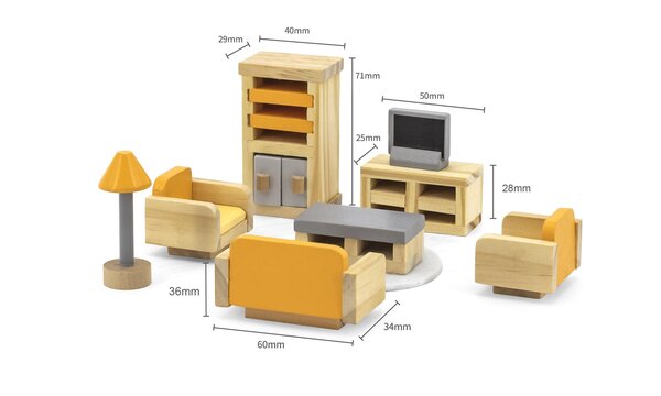 PolarB puidust nukumaja mööbel- Elutuba - PolarB