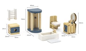 PolarB puidust nukumaja mööbel- Vannituba - PolarB