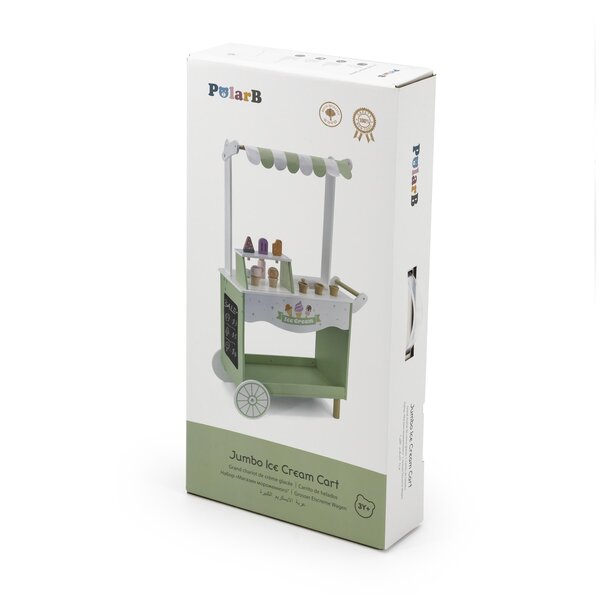 PolarB puidust jäätisekäru Jumbo - PolarB