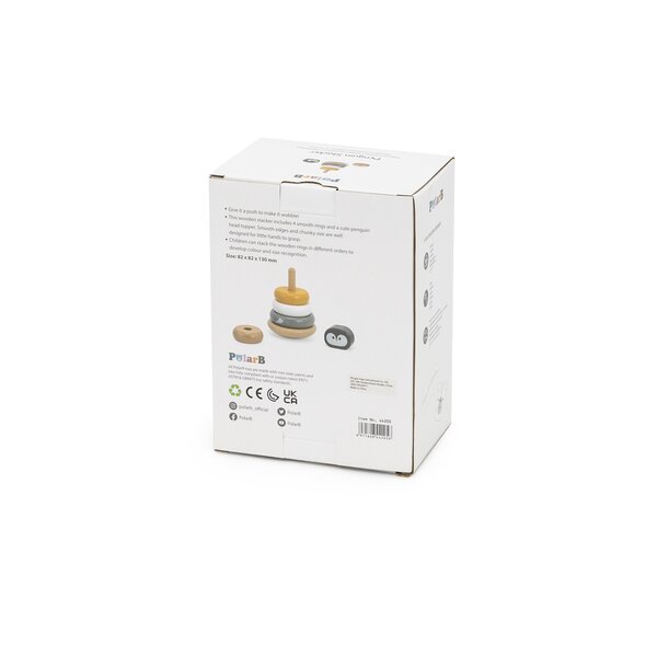 PolarB puidust ladumistorn Pingviin - PolarB