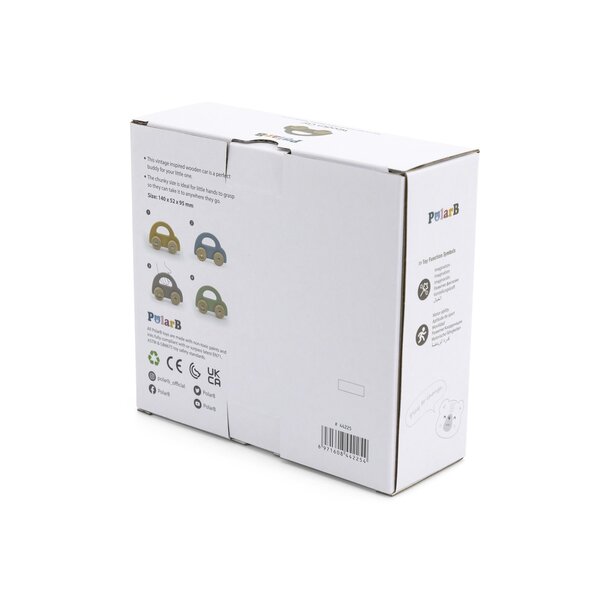 PolarB puidust auto - Helepruun - PolarB