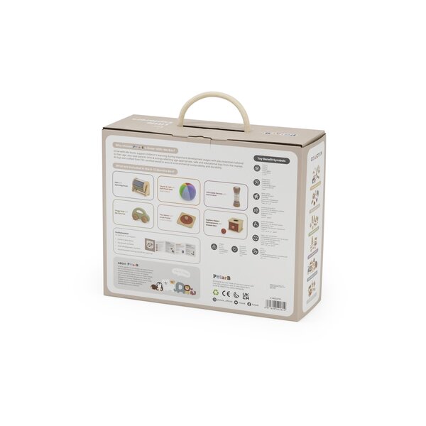 PolarB puidust mänguasjade komplekt 6-12 kuud - PolarB