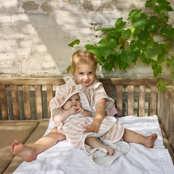 Elodie Details kapuutsiga vannirätik 50x53cm, Candy Stripes - Elodie Details