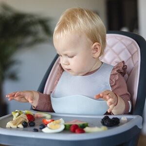 BabyOno silikoonist taskuga põll, üliõhuke Sinine - BabyOno