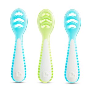 Munchkin esimesed lusikad 3tk Gentle Dip Sinine/Roheline - Munchkin