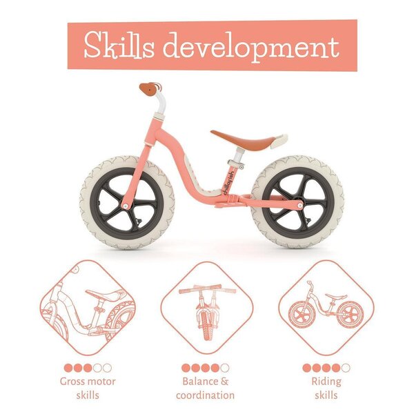 Chillafish Charlie LUX jooksuratas 12", Salmon - Chillafish