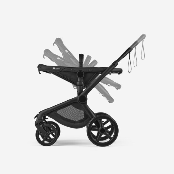 Bugaboo Fox 5 Renew 2in1 vankrikomplekt Black/Dark Cherry - Bugaboo