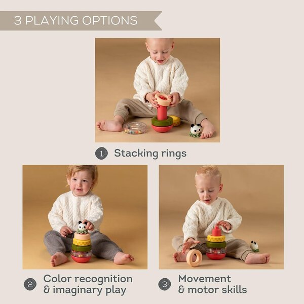 Taf Toys ladumistorn Panda - Taf Toys