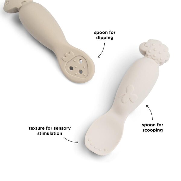 Done by Deer lusikate komplekt Tiny farm Sand - Done by Deer