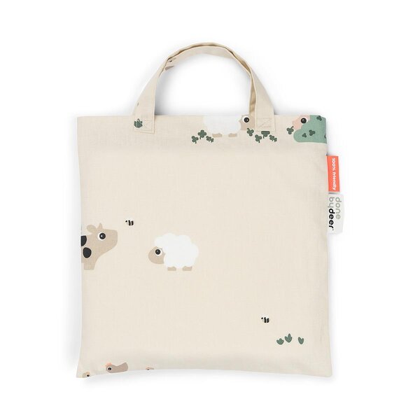 Done by Deer voodipesukomplekt junior 100x140cm, Tiny farm Sand - Done by Deer