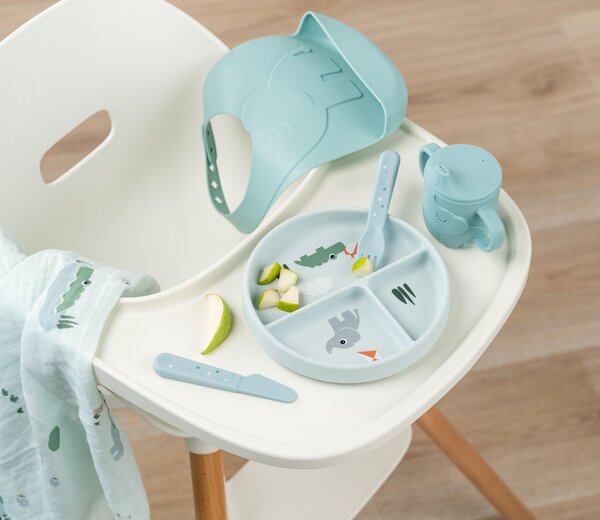 Done by Deer sektoritega taldrik Playgroun Blue - Done by Deer