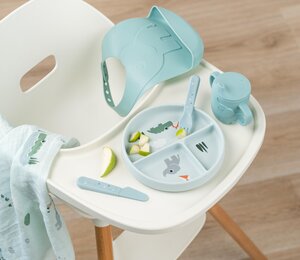 Done by Deer sektoritega taldrik Playgroun Blue - Done by Deer