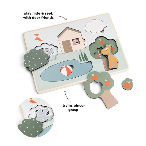 Done by Deer kihiline puidust pusle Deer friends - Done by Deer