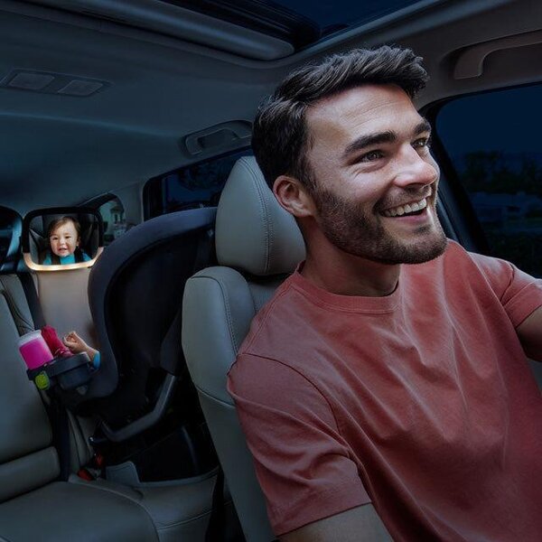 Munchkin öövalgustusega tagaistme peegel 360° - Munchkin