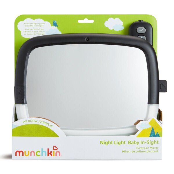 Munchkin öövalgustusega tagaistme peegel 360° - Munchkin