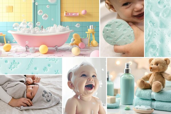 BabyOno pesusvamm Roheline - BabyOno