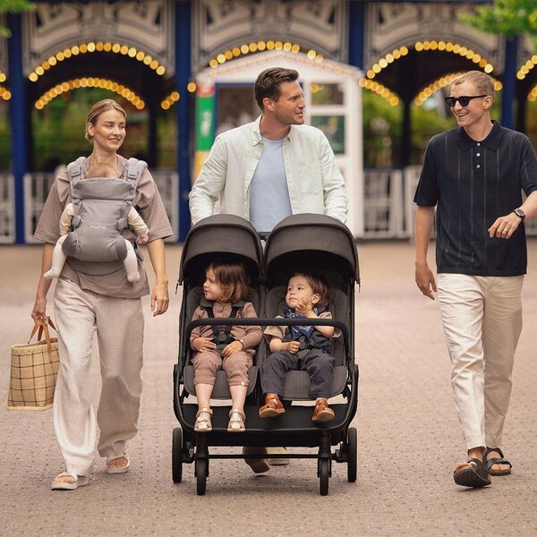 Nuna Trvl Dubl kahelapse jalutuskäru, Thunder - Nuna