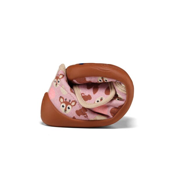 Affenzahn Slipper Cotton Movy Deer 23 Rose - Affenzahn