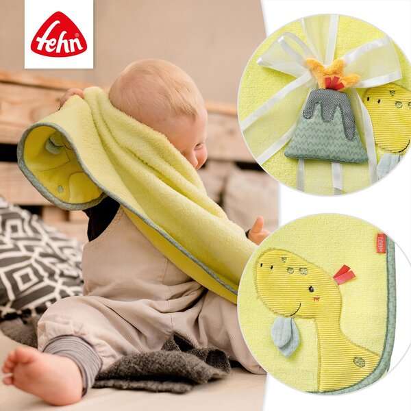 Fehn Cuddleblanket 100x75cm, Dino  - Fehn