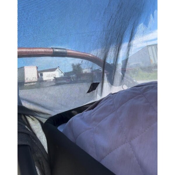 Easygrow UV-päikesekaitsevõrk vankrile (lukuga), Grey - Easygrow