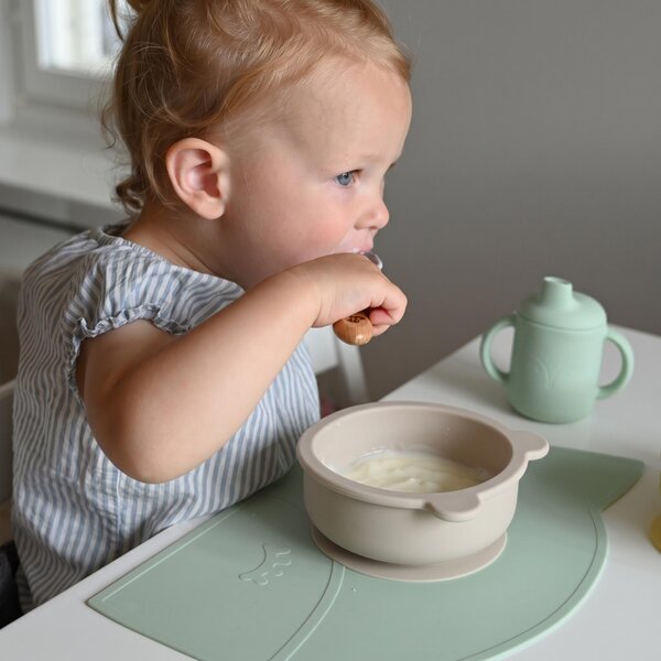 Tinynord Silicone Mini Bowl Beige - Tinynord