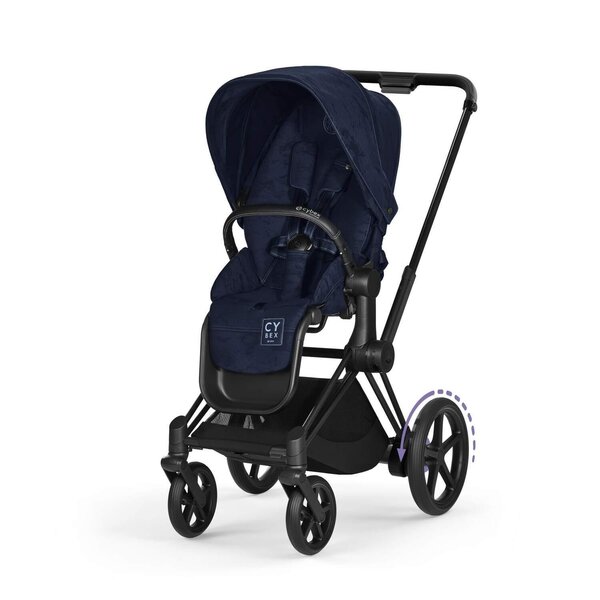 Cybex Priam/e-Priam V4 istumisosa kangas Rebellious Denim Blue - Cybex